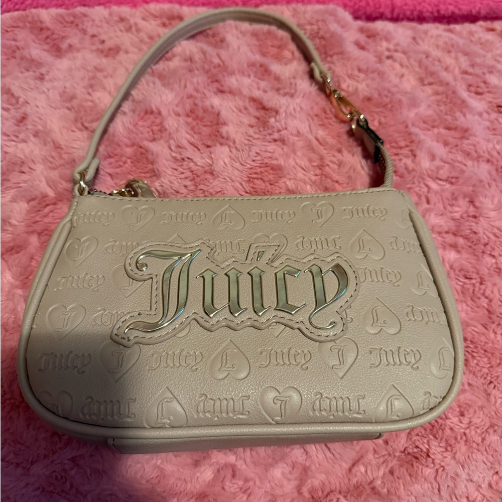 Juicy Couture Cream Shoulder Bag